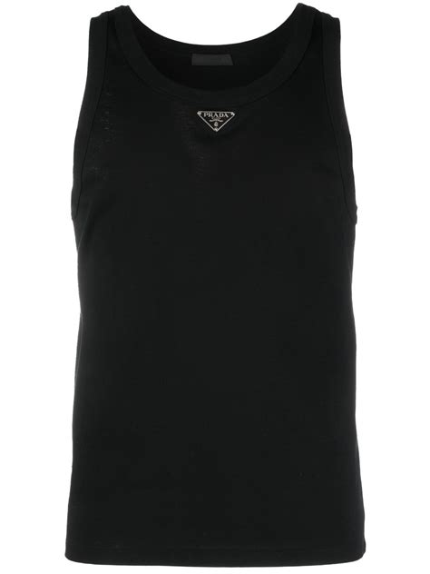 prada tank top man|Prada logo tank top.